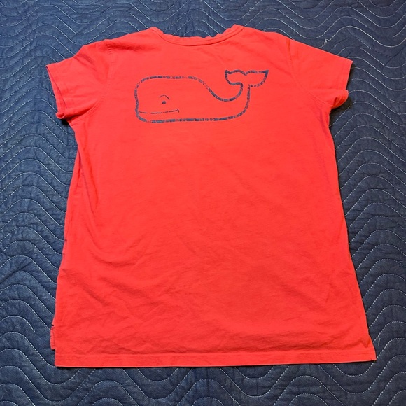 Men's Vineyard Vines Pink/Light Red Short Sleeve T-Shirt With Pocket -Sz XS - Picture 2 of 5